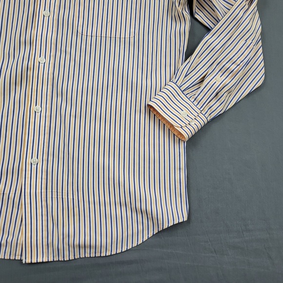 Croft & Barrow Men's Easy Care Classic Fit Striped Button Down Shirt 15.5 32/33 - Picture 4 of 12